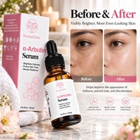 Sérum Visage Éclaircissant et Unifiant au Niacinamide et Alpha Arbutine Fermentée pour Corriger les Taches Brunes et Booster l'Éclat de la Peau