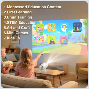 Topleo HY300 vebkids โปรเจคเตอร์มินิโฮมเธียเตอร์ LED Full HD โปรเจคเตอร์อัจฉริยะ4K แบบพกพาแอนดรอยด์11สำหรับเด็กดู<span class=keywords><strong>หนัง</strong></span>กลางแจ้ง - Product Image 4