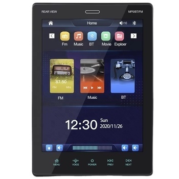 Universal Car MP5 Multimedia Player Vertical Touch Screen 9.5 Inch 1 Din Radio BT Hands-Free Talk FM AM