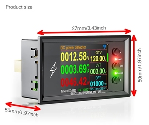Atorch DT20 DC 0-420V tuya Wifi Lithium pin công suất phát hiện Tester DC hiển thị kỹ thuật số hiện tại điện áp coulomb Power <span class=keywords><strong>Meter</strong></span> - Product Image 6
