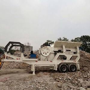 Concasseur à mâchoires mobile sur roues de 100 tonnes personnalisé, machine de concassage de gravier mobile, prix de l'installation de concassage de pierres pour l'exploitation minière - Product Image 1