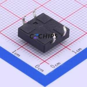 TC-1103-C-C Tactile Switch Through hole Component THT-4P,12x12mm Switch Single Pole Single Throw Round Button 2.6N Through Hole - Product Image 2