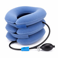 Collier de traction cervicale gonflable Chenhai en polyester et nylon, unisexe, réglable pour la santé du cou