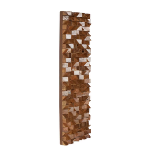 Adorno de Pared Geométrico 3D de Bambú y Madera Natural, Arte de Pared Rústico Hecho a Mano para Bodas, Decoración Moderna para el Hogar - Product Image 5