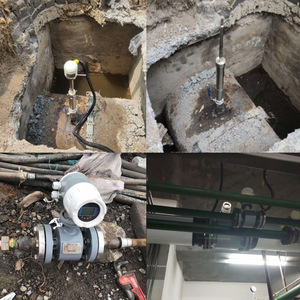 ステンレス鋼インテリジェントプラグイン電磁流量計大径Dn500/1000対策水道水分割泥ガス - Product Image 2