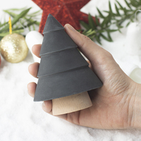Diffuseur d'arômes en diatomite en forme de sapin de Noël, pierre aromatique pour l'air frais et la décoration de la maison