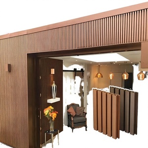 2025 Hot <b>Selling</b> Eco-Friendly Fire Retardant Waterproof Anti-UV Moisture-Proof WPC Wall Panel Cladding Exterior Shadow <b>Gap</b> - Product Image 2