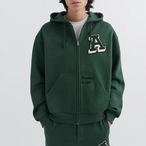 Sweat à capuche zippé personnalisé pour homme, décontracté, en coton, pour l'automne et l'hiver - Product Image 2