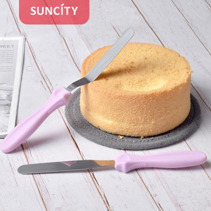 Suncity Stainless Steel Cake Spatula <b>Set</b> Small <b>Baking</b> Tool For Frosting And Decorating - Product Image 2