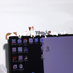 Wholesale Mini Cute <strong>Cat</strong> <strong>Figurine</strong> for Cross-border Office, Computer, Car Center Console, Display Screen, Edge Decoration <strong>Figurine</strong> - Product Image 1