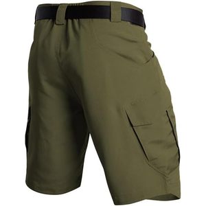 Pantalones Cortos Tácticos para Hombre, Duraderos, de Secado Rápido, Ligeros, para Senderismo y Actividades al Aire Libre, Sin Cinturón - Product Image 4