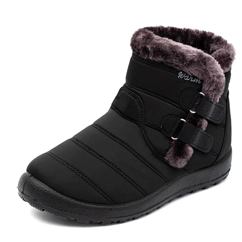 Stivaletti classici Botas Plataforma per donna stivali da neve invernali impermeabili antiscivolo in pelliccia calda