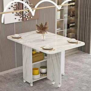 Mở rộng gấp bàn chân đảo nhà bếp và thanh tường gấp Space Saver <span class=keywords><strong>10</strong></span> chỗ ngồi vòng phòng ăn bàn - Product Image 6