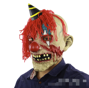 Décoration d'<span class=keywords><strong>Halloween</strong></span>, masques en silicone d'<span class=keywords><strong>Halloween</strong></span>, masque de <span class=keywords><strong>clown</strong></span> tueur, accessoire de <span class=keywords><strong>film</strong></span> avec décoration de fête - Product Image 4