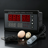 Pengontrol Termostat Mesin Penetas Telur Pengontrol Suhu dan Kelembapan Mesin Penetas Modul Termometer Digital LCD