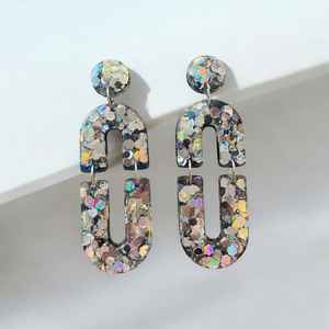 ต่างหูเรซิ่นทำมือ ดีไซน์มีสไตล์ น้ำหนักเบา เหมาะสำหรับสวมใส่ในชีวิตประจำวัน งานปาร์ตี้ ชุดลำลอง เครื่องประดับแฟชั่น - Product Image 5