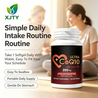 Capsules de Coenzyme Q10 en Gélules Molles à Marque Blanche OEM – Supplément Haute Concentration, Stimulant Naturel d'Énergie, Soutien Cardiaque et Immunitaire