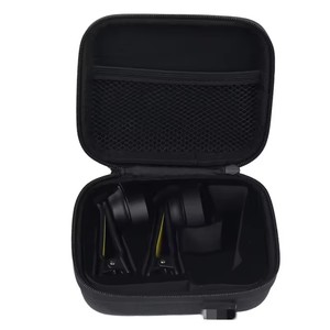 Waterdichte, schokbestendige, stofdichte EVA opbergbox met handvat, aanpasbaar ontwerp, zwart, GAODA merk, voor autobandenpompen, opladers en kabels - Product Image 5