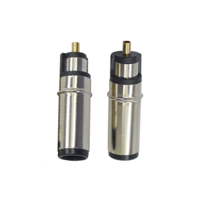 Dajiang nhà sản xuất 7.4mm * 0.6mm 7406 âm thanh DC cắm điện Jack kết nối Nickel mạ đen nhựa 27.5l nam nối - Product Image 1