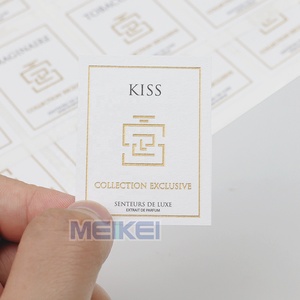 Vàng Lá Biểu Tượng Vải Lanh Kết Cấu Chai Nước Hoa Nhãn Thiết Kế Cá Nhân Vàng Lá Cuộn Nhãn Dán Nhãn Cho Nước Hoa - Product Image 5