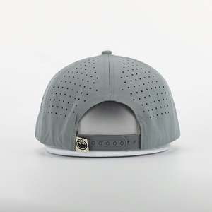 Gorra de béisbol de golf de alta calidad OEM gorra de poliéster con agujero cortado con láser deporte de 5 paneles logotipo bordado impermeable personalizado al por mayor - Product Image 5