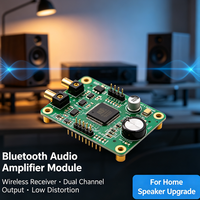 Bluetooth Ses Amplifikatör Modülü Çift Kanallı Dijital Güç Amplifikatörü Kartı Mini Stereo Bluetooth Amplifikatör Modülü Hoparlör için