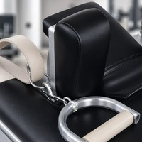 Reformer de Pilates Clásico de Aleación de Aluminio con Resistencia de Resorte Ajustable, Plataforma Antideslizante y Estructura Robusta y Estable