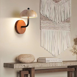 Lámpara de Pared LED de Diseño Moderno y Cremoso Estilo Wabi-Sabi para Dormitorio, Sala de Estar, Comedor, Escalera, Pasillo, Decoración de Fondo - Product Image 3