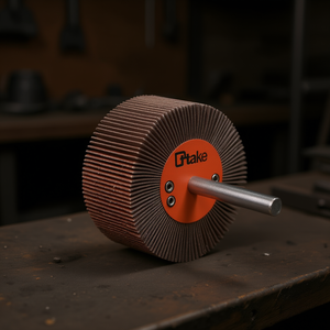 Disco Abrasivo de Tela con Solapa 80x30 mm, Vástago de 6 mm para Pulir - Product Image 3
