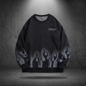 เสื้อสเวตเชิ้ตถักทรงโอเวอร์ไซส์ แขนปกติ คอกลม พิมพ์ลายดิจิตอล 3 มิติ ปี 2026 ผลิตจากโพลีเอสเตอร์ 100% ระบายอากาศได้ดี น้ำหนัก 220 กรัม สวมใส่ได้ทั้งแบบทางการและลำลอง - Product Image 4