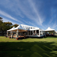 Chapiteau transparent Pvc 15M X 20M aluminium extérieur grand chapiteau Festival grand événement tente toit fête mariage tente pour événements