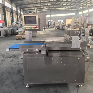 Sierra de cinta industrial eléctrica totalmente automática para cortar carne, hielo y huesos con doble corte - Product Image 2