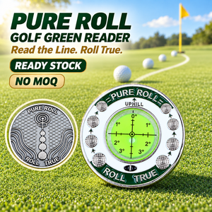 Golf Club Tournament Custom Green Reader Bubble Level Metal Putting Tool Personalized Event Gift Supplier Factory Direct - Product Image 1
