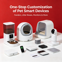 Comedero Wifi para Gatos con Función de Actualización de Firmware, Fabricación Personalizada para Dueños de Gatos, Comedero Wifi con Actualización de Firmware para Perros