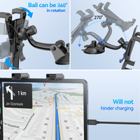 Support de tablette et de téléphone pour voiture, fixation pare-brise à ventouse en TPU, fabrication OEM ODM