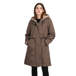 Astrid-manteau long en fausse fourrure pour <span class=keywords><strong>femme</strong></span>, <span class=keywords><strong>parka</strong></span> de neige <span class=keywords><strong>avec</strong></span> vraie laine, grande taille - Product Image 5