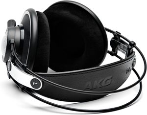 หูฟัง <span class=keywords><strong>AKG</strong></span> Pro Audio 2458X00190 (K702) แบบครอบหู เปิดหลัง สายแบน สำหรับงานสตูดิโอ พร้อมระบบตัดเสียงรบกวนแบบแอคทีฟ สีดำ - Product Image 5