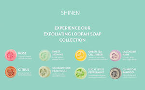 Saponetta naturale a base di Rose a base vegetale per la pulizia profonda del corpo <span class=keywords><strong>sapone</strong></span> lufah Scrubber con <span class=keywords><strong>luffa</strong></span> - Product Image 5