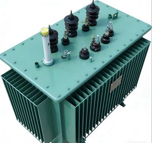 Transformador trifásico S11 de alta tensión 11kV 480V 50/60Hz, inmerso en aceite, con bobinas de cobre/aluminio, a prueba de humedad, para energía solar/eólica - Product Image 1