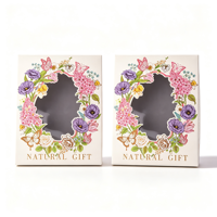Boîte cadeau en papier ondulé grande capacité, style jardin, en carton kraft naturel pour l'emballage des fruits