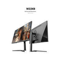 Kuycon M32KB Moniteur plat 32 pouces 4k écran d'ordinateur de bureau 144hz moniteurs de jeu pour les jeux à taux de rafraîchissement élevé