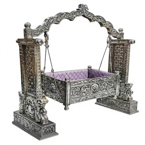 Palna Estilo del Sur de la India para Ceremonia de Namkaran, Decoración Tradicional para Eventos Jhoola, Baby Shower, Baby Jhula, Namkaran Vidhi, Oferta en Londres - Product Image 3