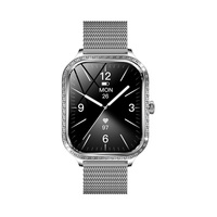 Montre connectée pour femmes, écran incurvé TFT de 1,75 pouce, appel BT, diamants incrustés, surveillance de la santé, étanche IP68, montre pour femmes