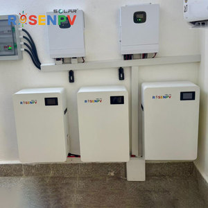 Système d'énergie solaire <span class=keywords><strong>hybride</strong></span> complet 20 kW 10 kW 5 kW avec batterie lithium-ion <span class=keywords><strong>rechargeable</strong></span> 30 kWh pour usage domestique - Product Image 2