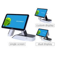 Terminal de commande de restaurant à prix d'usine Android POS pliable de bureau de 15.6 pouces avec écran tactile en verre pour point de vente
