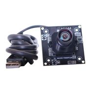 2MP IMX385 38mm 6mm 60deg sin distorsión HD 1080P UVC Coms Reconocimiento facial Alto rango dinámico PCBA Módulo de cámara Usb