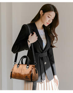 Mode sac à main nouvelles femmes sac en cuir grande capacité sacs à bandoulière fourre-tout décontracté sac à main en cuir - Product Image 2