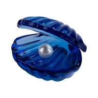 Figurine en cristal de luxe HBL, coquille en cristal, ornement en perles de cristal pour cadeaux promotionnels, décoration de la maison