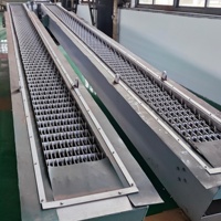 Grille de filtration en acier inoxydable pour eaux usées, moteur de machine à tamisage pour alimentation en eau municipale électrique