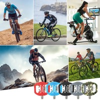 Pédales de vélo de montagne BUCKLOS à double fonction, pédales de vélo de montagne tout-terrain avec clips, pédales de vélo sans clip 2 en 1